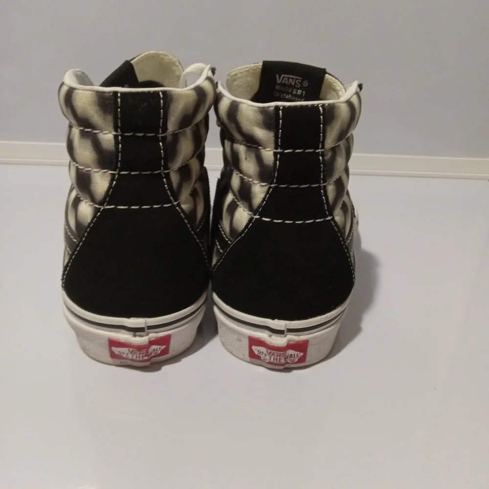 VANS Sk8-Hi Bolt Checkerboard‎ Skate Board Sneakers Women's 6.5